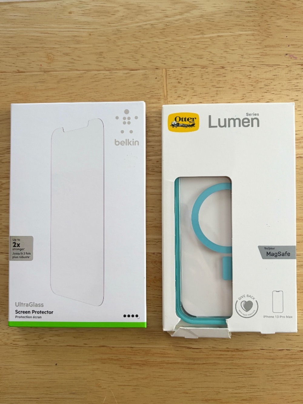 Otterbox Lumen Case and Belkin Screen Protector Bundle iPhone 13 Pro Max